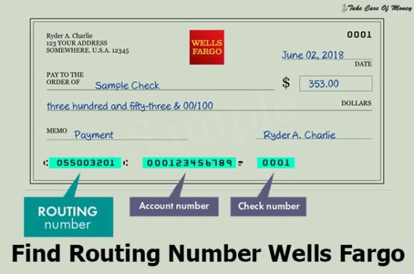 find-routing-number-wells-fargo