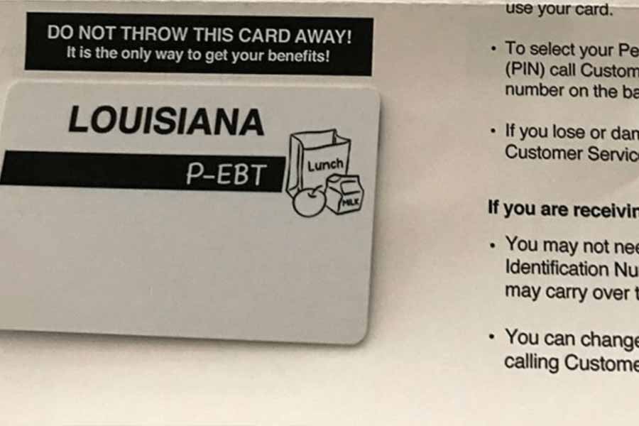 P-EBT card