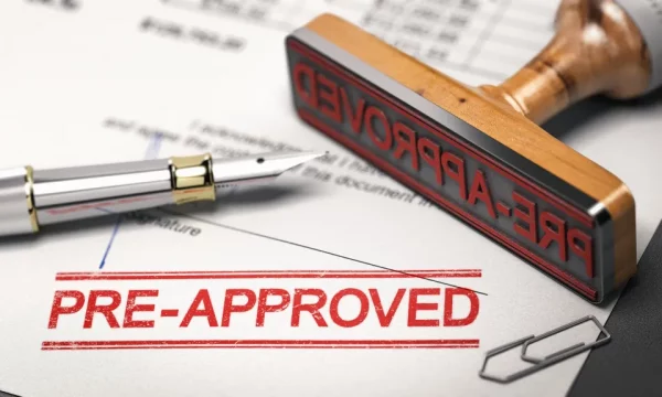 Pre-approval letter for a mortgage
